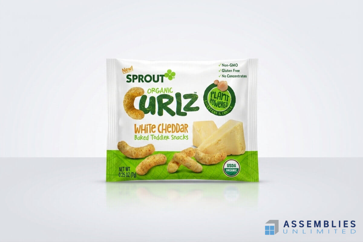 Sprout Organic Curlz White Cheddar Pouch
