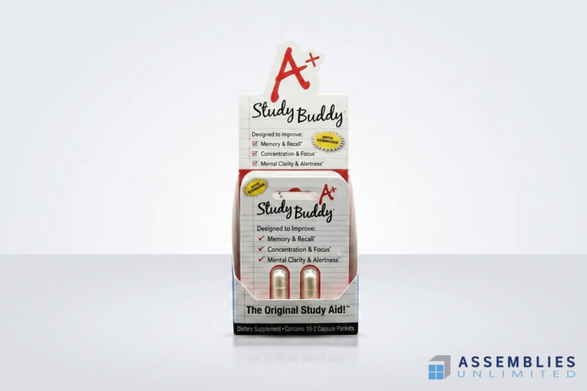 Study Buddy Supplement Capsule Packaging