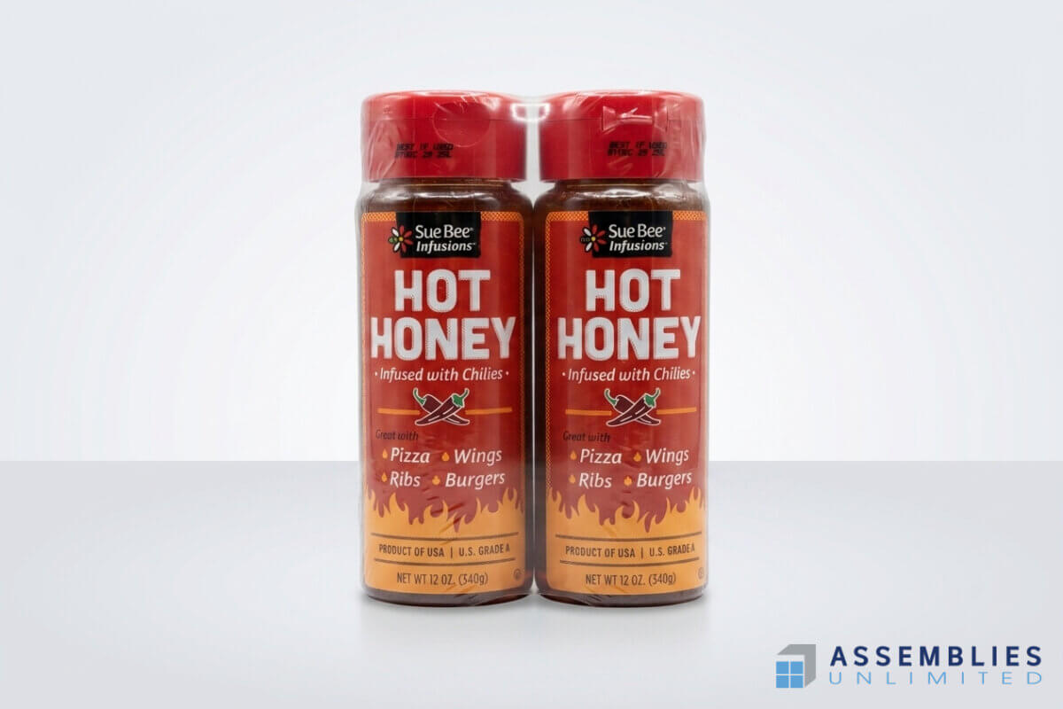 Sue Bee Hot Honey Bottle Packaging