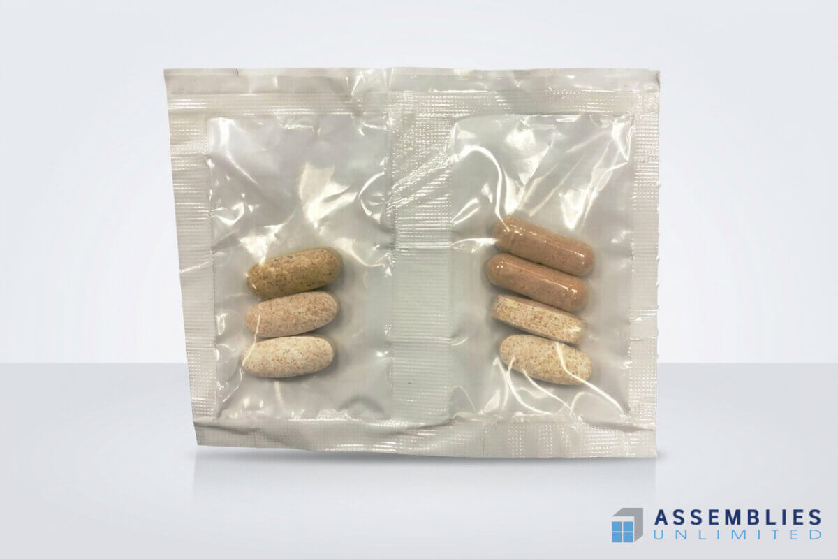 Supplement Pouch Pill Packaging