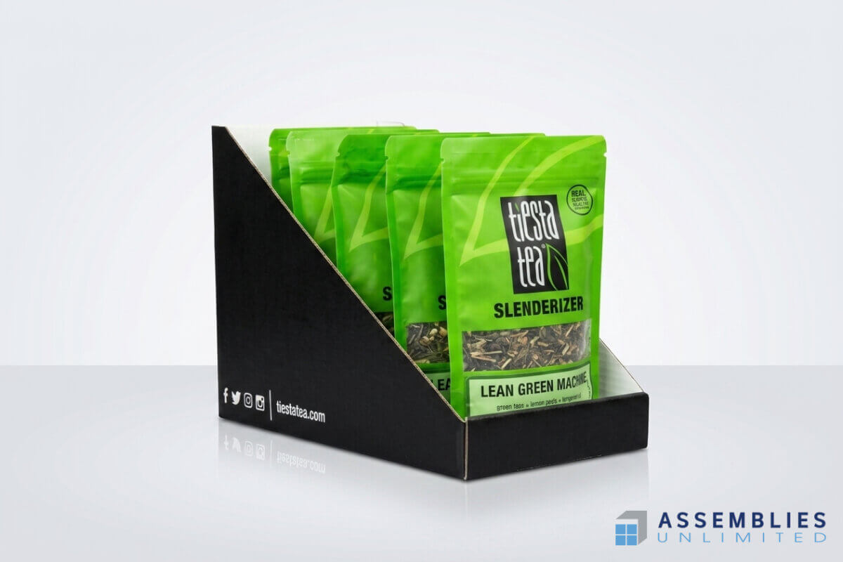 Tiesta Tea Lean Green Machine Pop Display