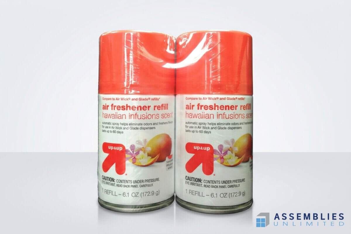 Up Up Air Freshener Refill Shrink Wrap