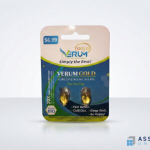 Verum Gold Gelcap Supplement Packaging