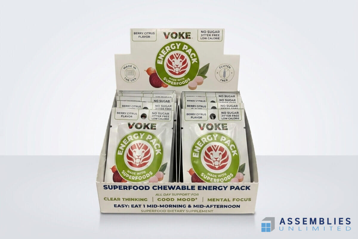 Voke Energy Pack Supplement Packaging