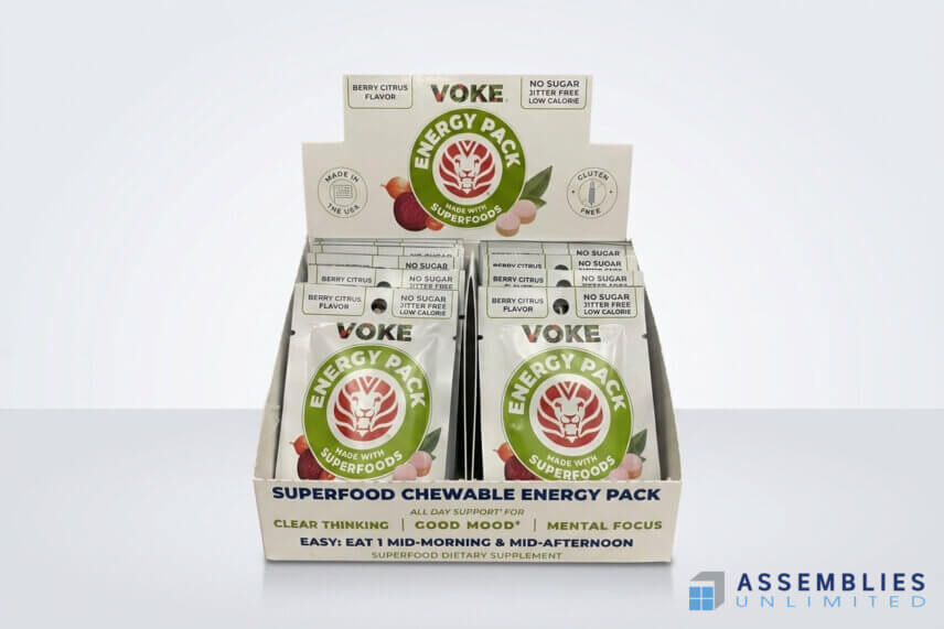 Voke Energy Pack Supplement Packaging
