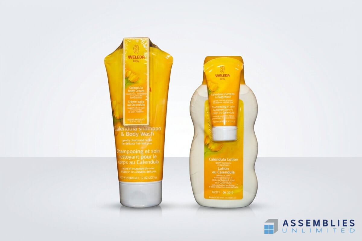 Weleda Calendula Baby Shampoo Body Wash Lotion Packaging
