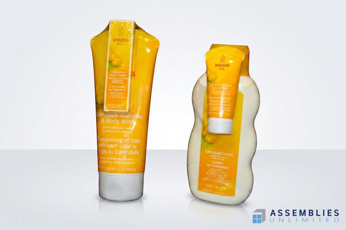 Weleda Calendula Baby Shampoo Body Wash Lotion Shrink Wrap