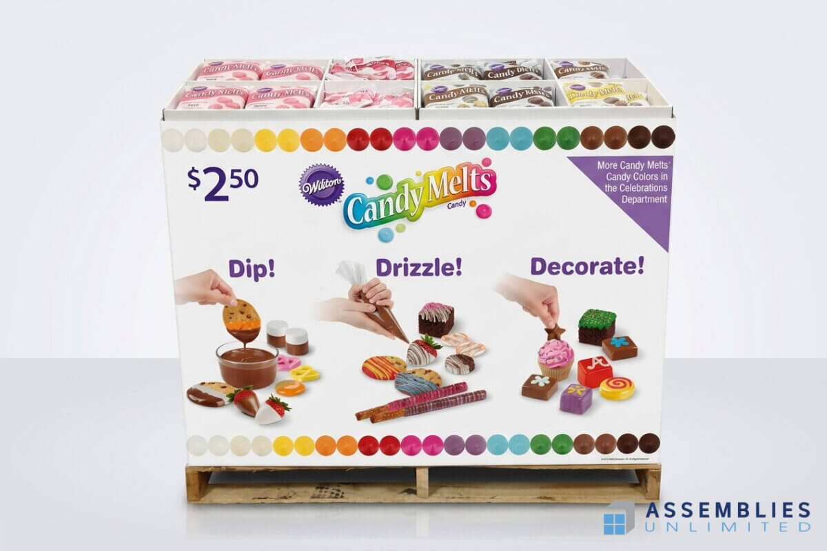 Wilton Candy Melts Pop Display