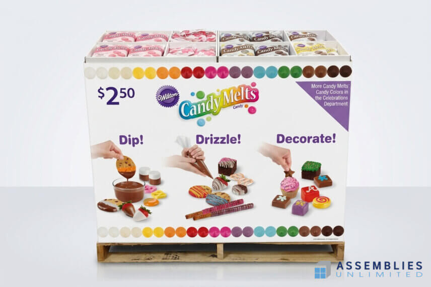 Wilton Candy Melts Pop Display