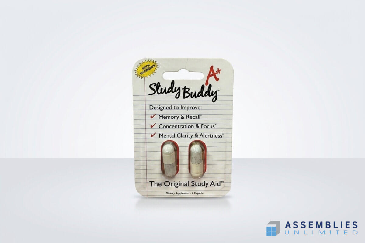 Study Buddy Supplement Pouch Packaging