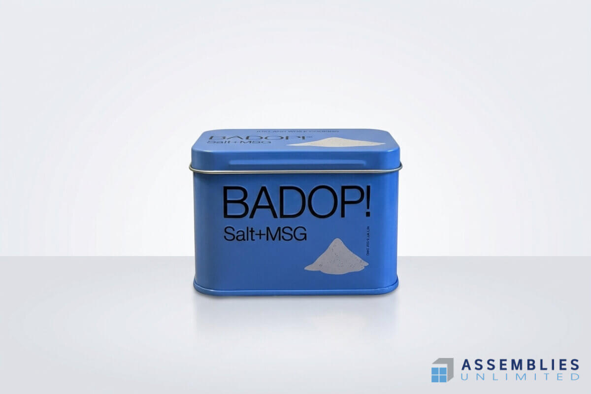 Badop Salt Msg Tin Food Bottle Filling