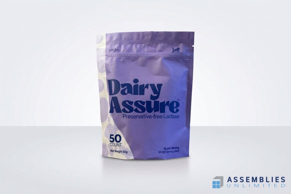Dairy Assure Lactase Pouch Food Filling
